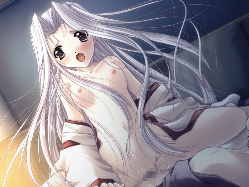 Hot Silver Hair Anime Girls Nude